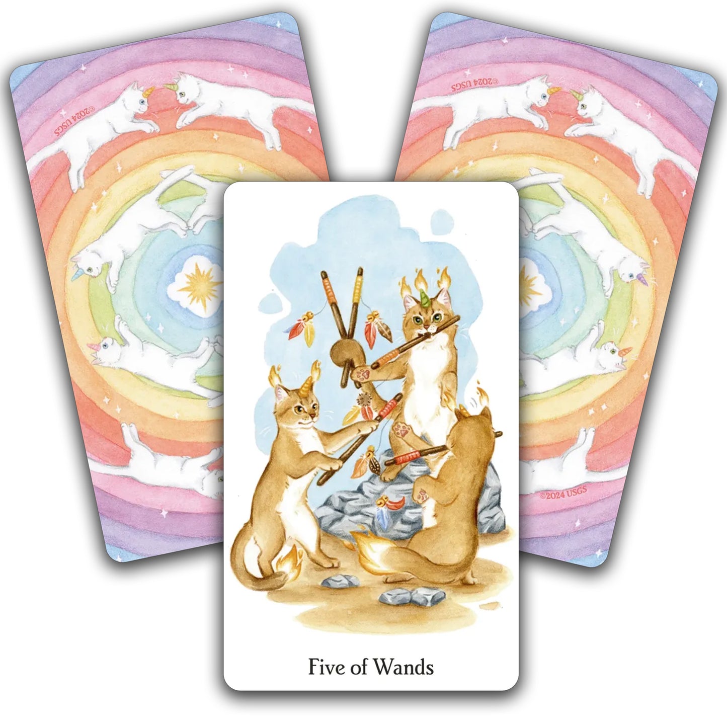 Caticorn Tarot: 78 Tarot Cards & Guidebook Set