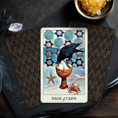 Crow Tarot Deck - Divine with the Mystical Wisdom of Crows and Ravens