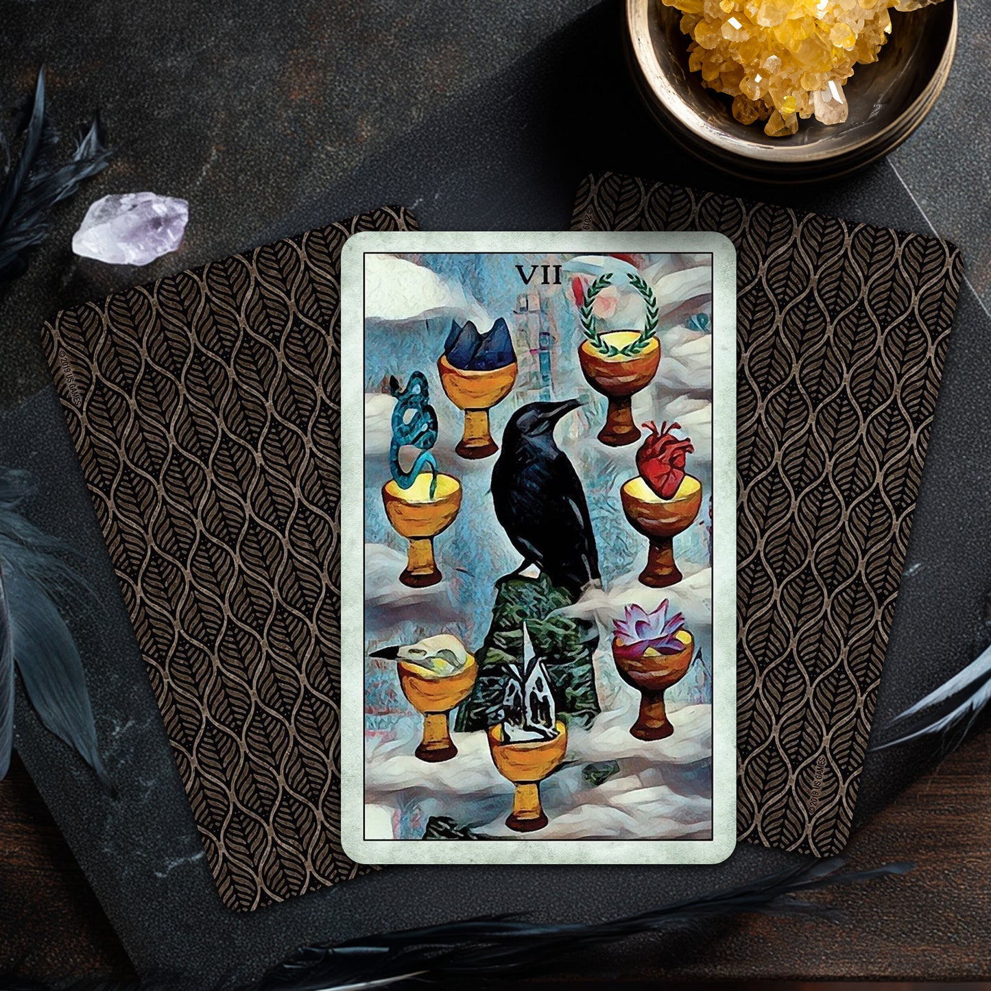 Crow Tarot Deck - Divine with the Mystical Wisdom of Crows and Ravens
