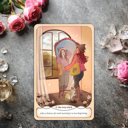 Cozy Witch Tarot Deck and Guidebook – Elevate Your Readings, Intuition and Spiritual Growth