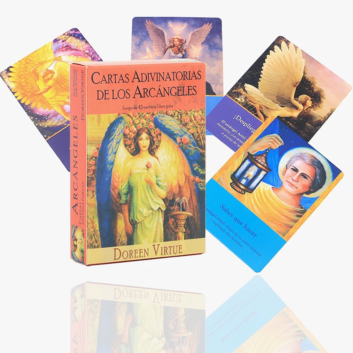 Cartas Adivinatorias De Los Arcángeles (Spanish Archangel Oracle Deck)