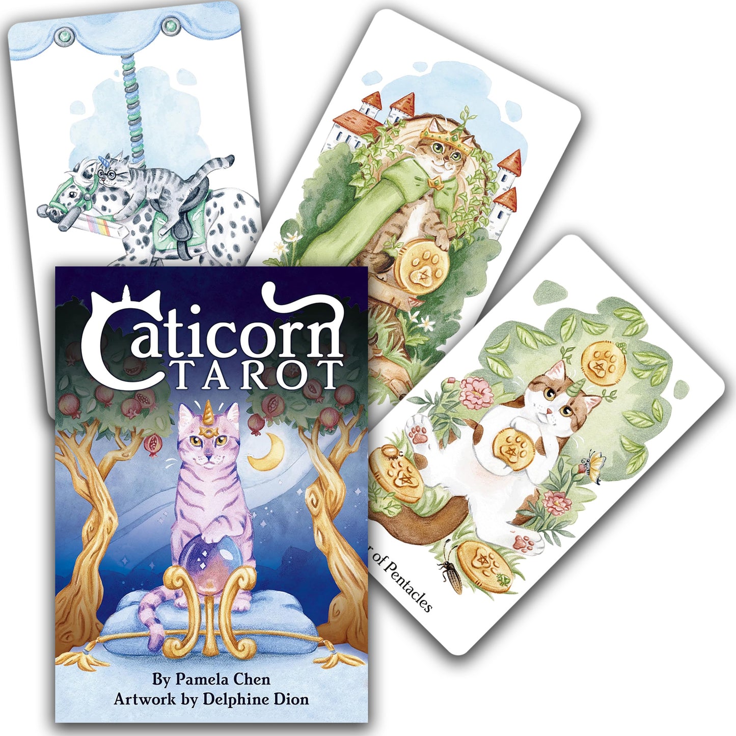 Caticorn Tarot: 78 Tarot Cards & Guidebook Set