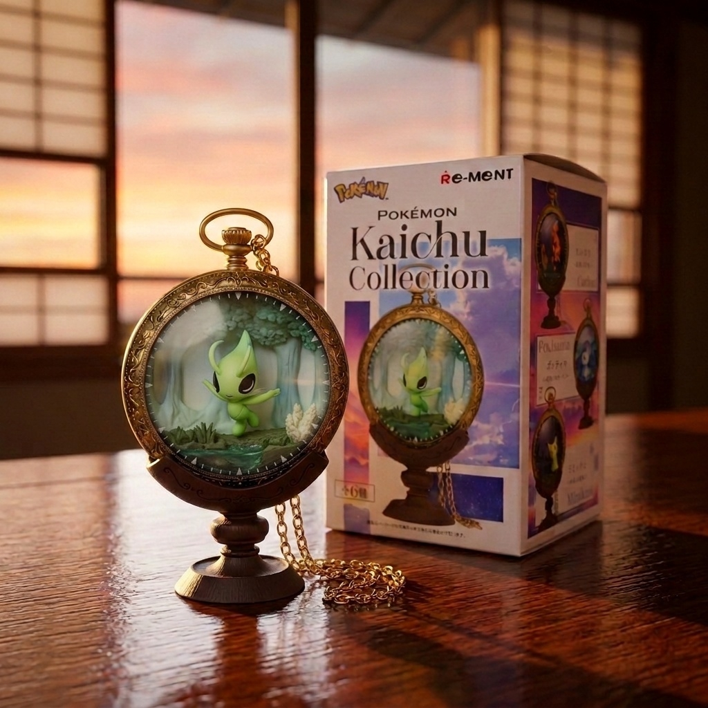 Re-ment Pokemon Kaichu Collection Pocket watch inspired collectibles