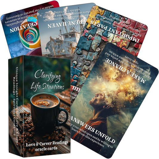 Clarifying Life Situations Oracle Cards - 80 Oracle Cards to Guide You On Your Life's Journey