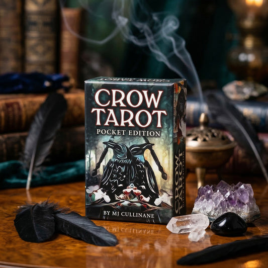 Crow Tarot Pocket Edition: 78 Tarot Card Deck & Guidebook