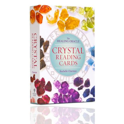 Crystal Reading Cards: The Healing Oracle; 56 Oracle Card Deck & Guidebook