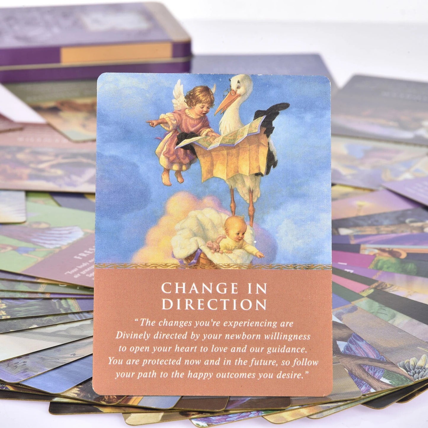 Daily Guidance from Your Angels Oracle: (small reprint version) 44 Oracle Cards & pdf guide - Doreen Virtue