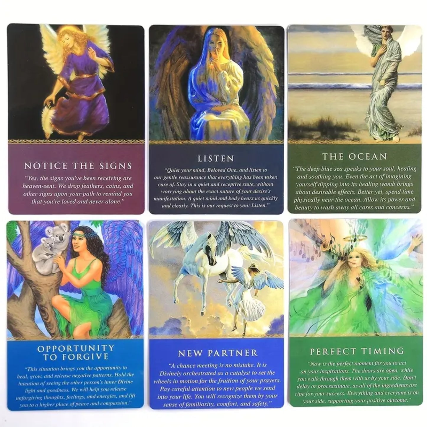 Daily Guidance from Your Angels Oracle: (small reprint version) 44 Oracle Cards & pdf guide - Doreen Virtue