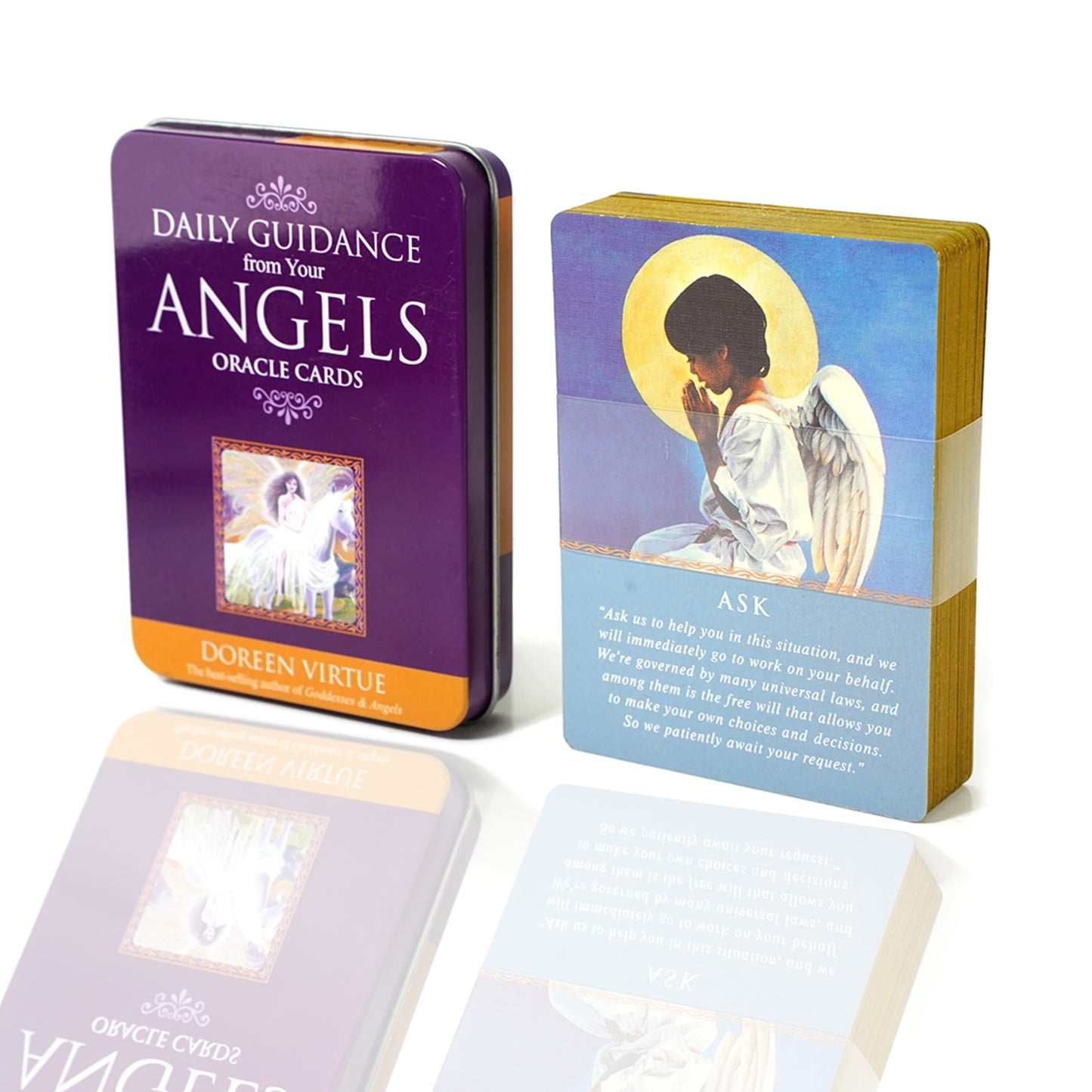 Daily Guidance from Your Angels Oracle: (small reprint version) 44 Oracle Cards & pdf guide - Doreen Virtue