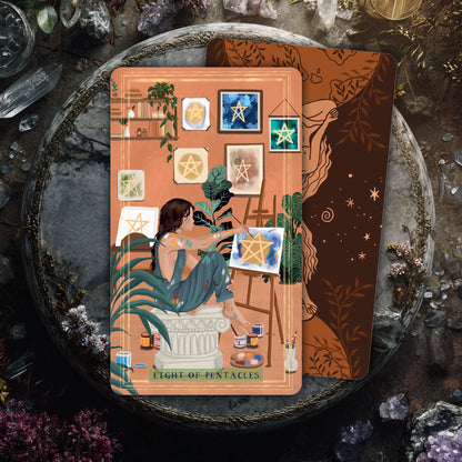 Earth Woman Tarot Card Deck with Guidebook |  Feminine Earth Magic