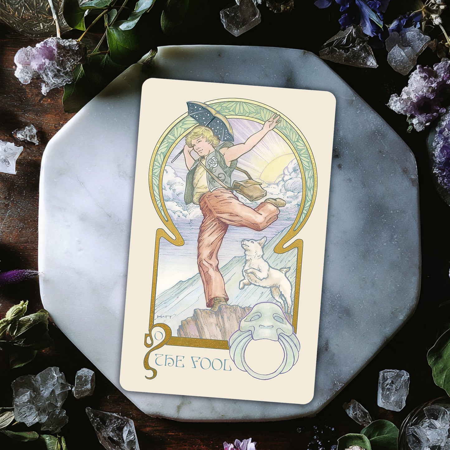 Ethereal Visions Illuminated Tarot Deck - 80 Cards Deck & Expanded Guidebook