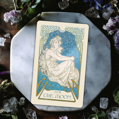 Ethereal Visions Illuminated Tarot Deck - 80 Cards Deck & Expanded Guidebook