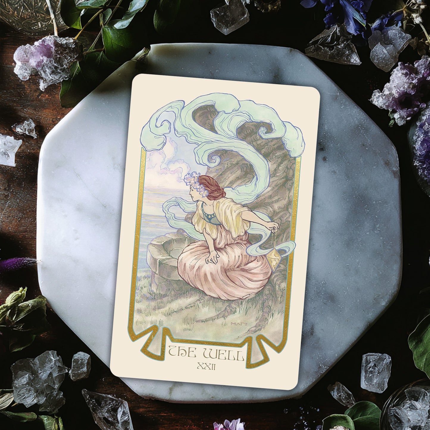 Ethereal Visions Illuminated Tarot Deck - 80 Cards Deck & Expanded Guidebook