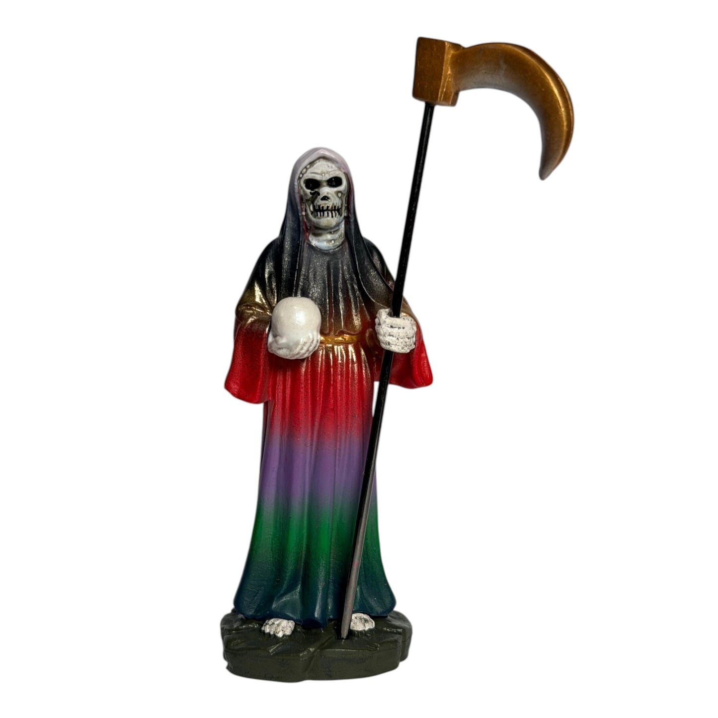 3" inch La Santa Muerte Mini Figures (Rainbow Color) - Figura de La Santa Muerte de 7.6 cm