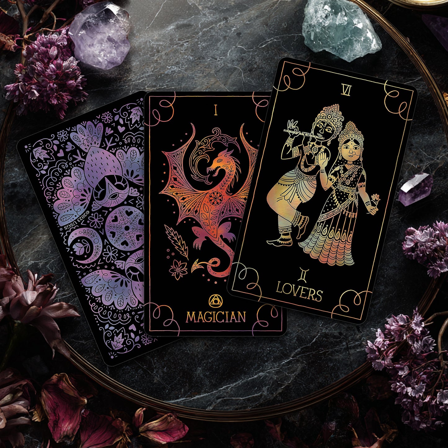 Folklore Tarot – 78 Card Mythology Tarot Deck with Guidebook
