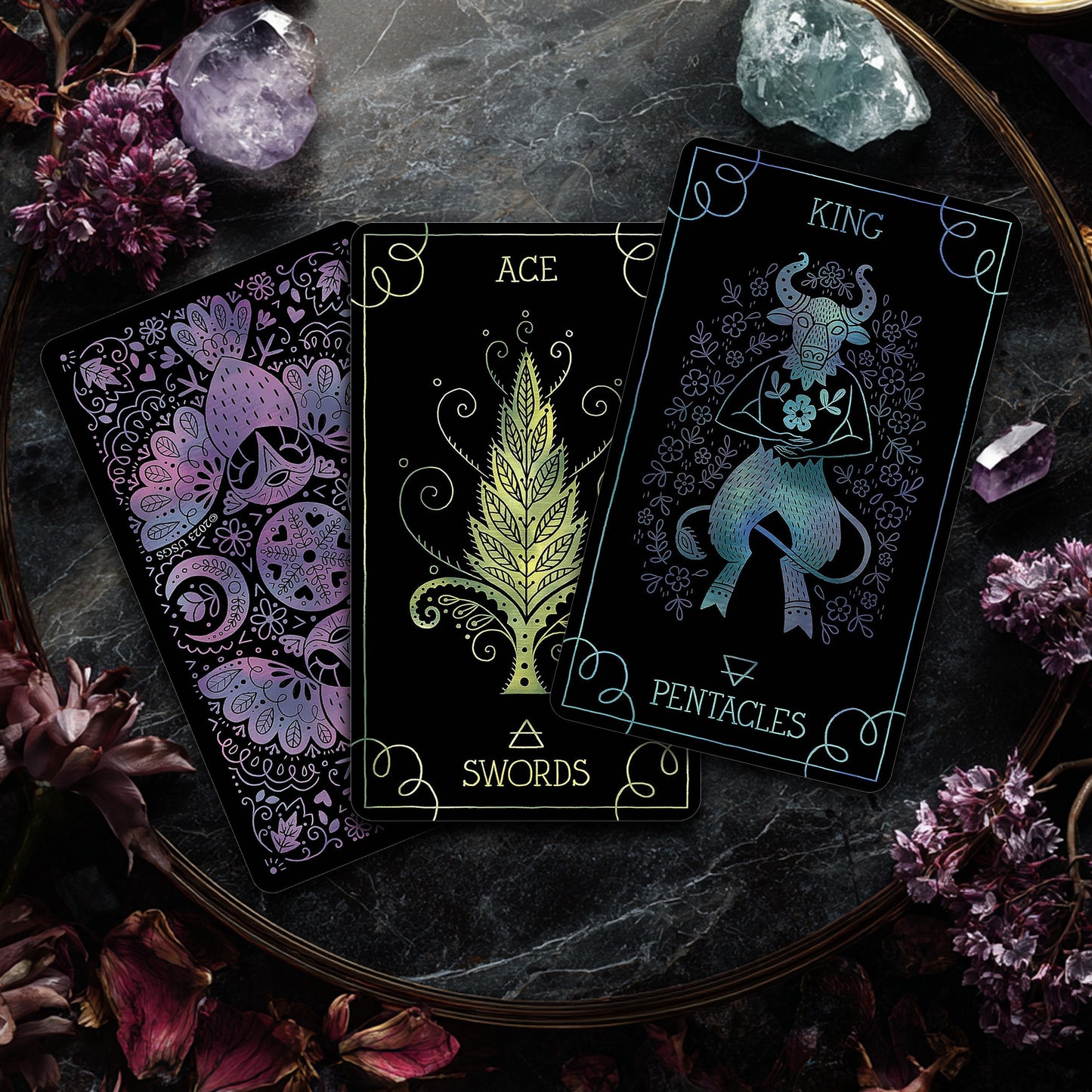 Folklore Tarot – 78 Card Mythology Tarot Deck with Guidebook