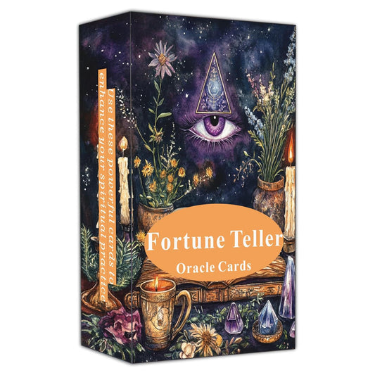 Fortune Teller Oracle: 56 Card Deck with keywords and messages