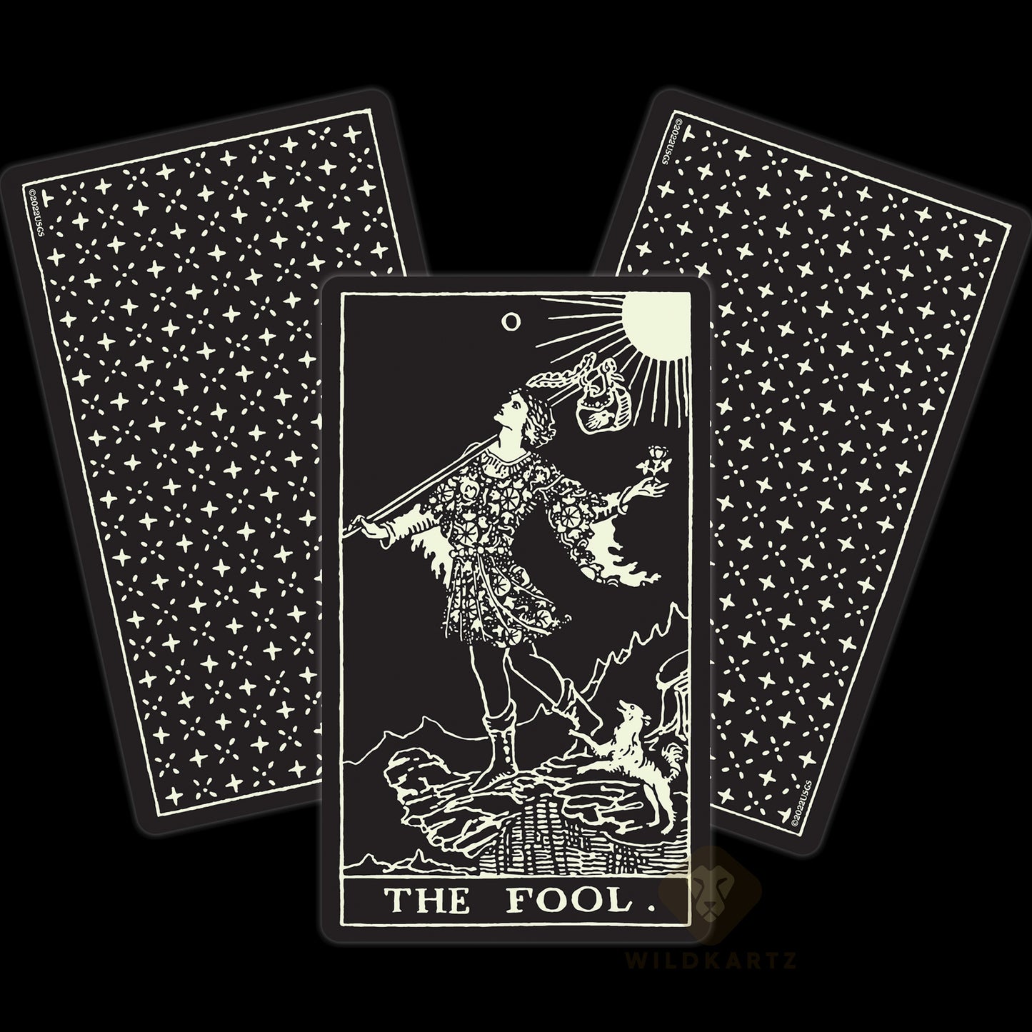 Glow In The Dark Tarot: 78 Tarot Card Deck & Guidebook