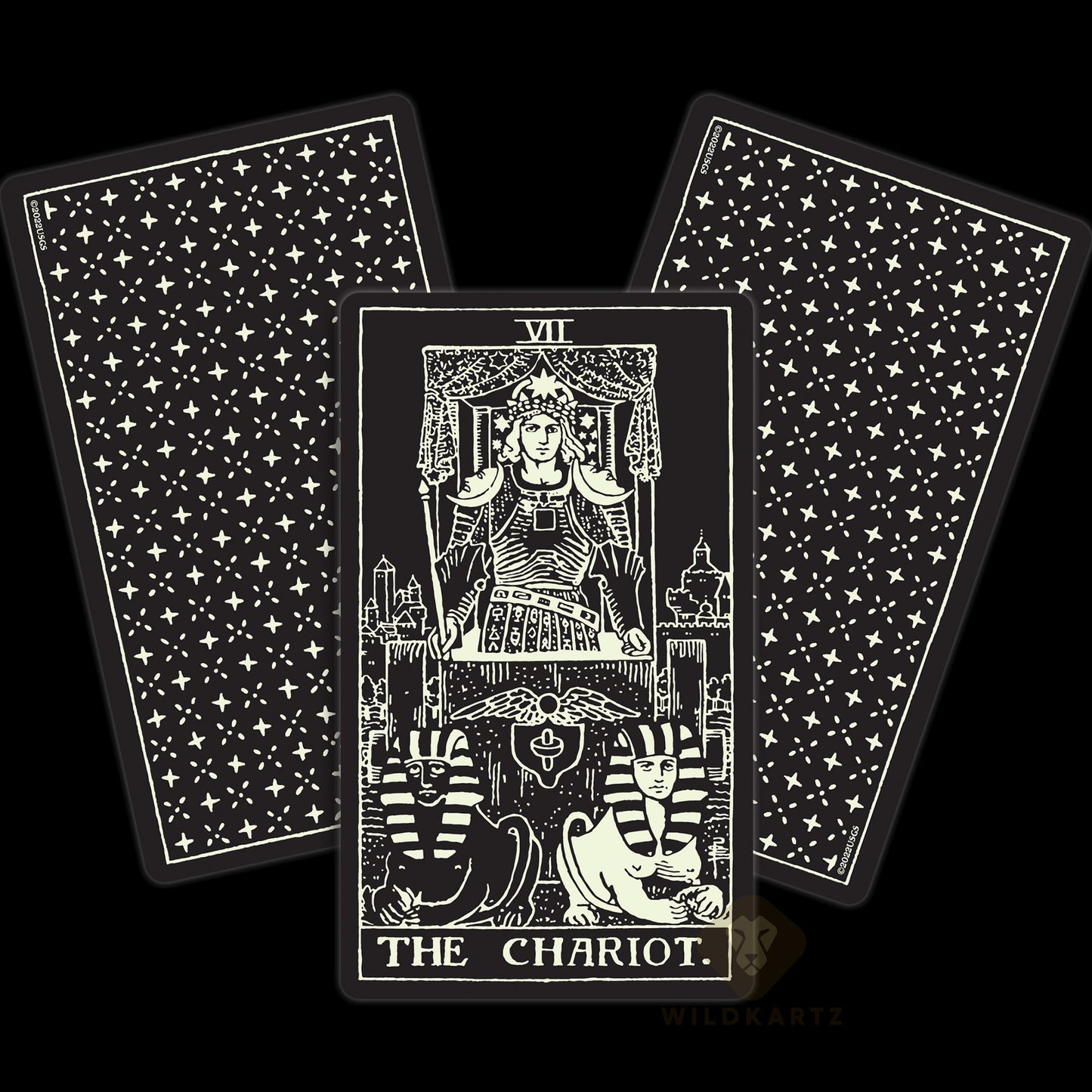 Glow In The Dark Tarot: 78 Tarot Card Deck & Guidebook