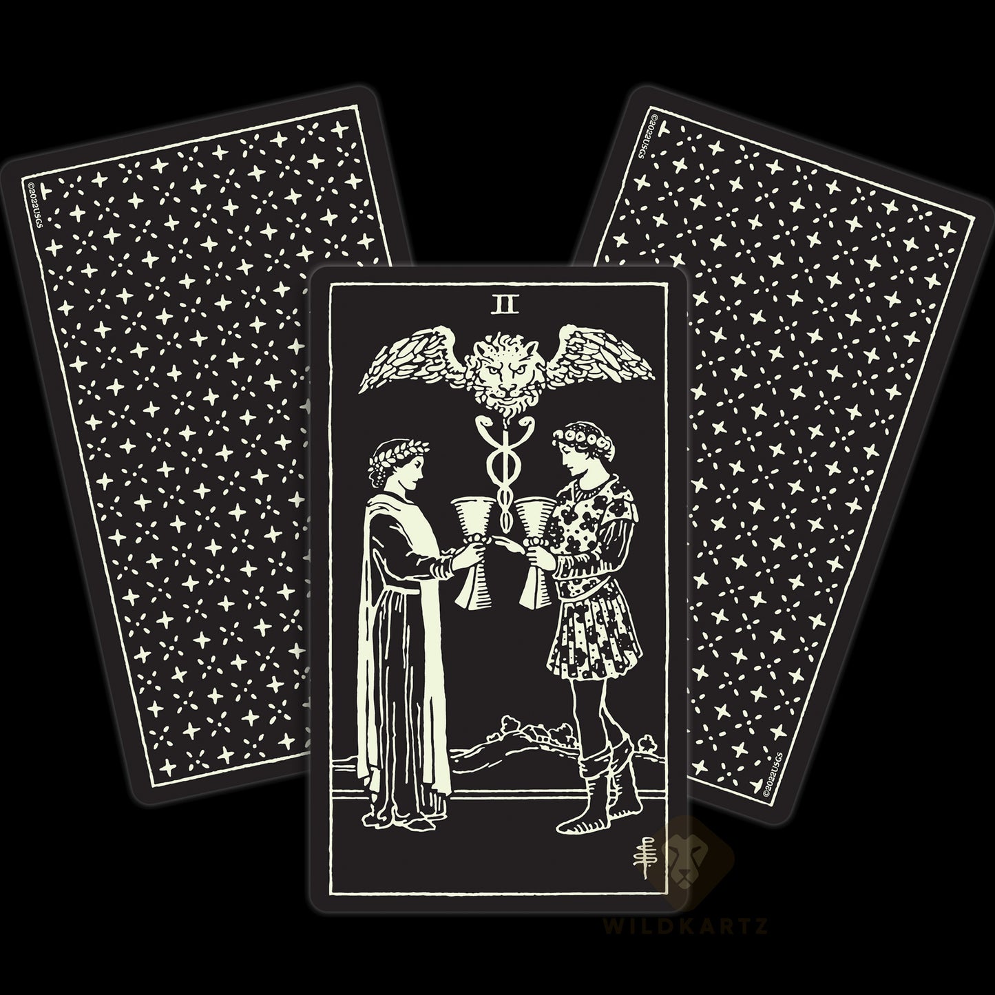 Glow In The Dark Tarot: 78 Tarot Card Deck & Guidebook