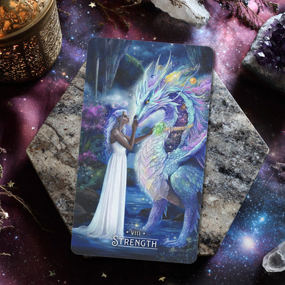 Galactic Star Tarot Deck - Modern 78-Card Tarot Deck Designed for Starseeds, Cosmic Seekers, and Intuitive Readers
