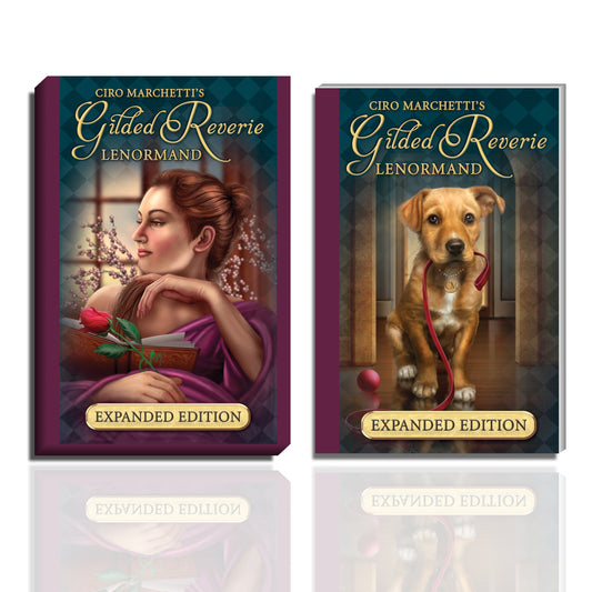 Gilded Reverie Lenormand Expanded Edition: 47 Gilded Cards & Guidebook