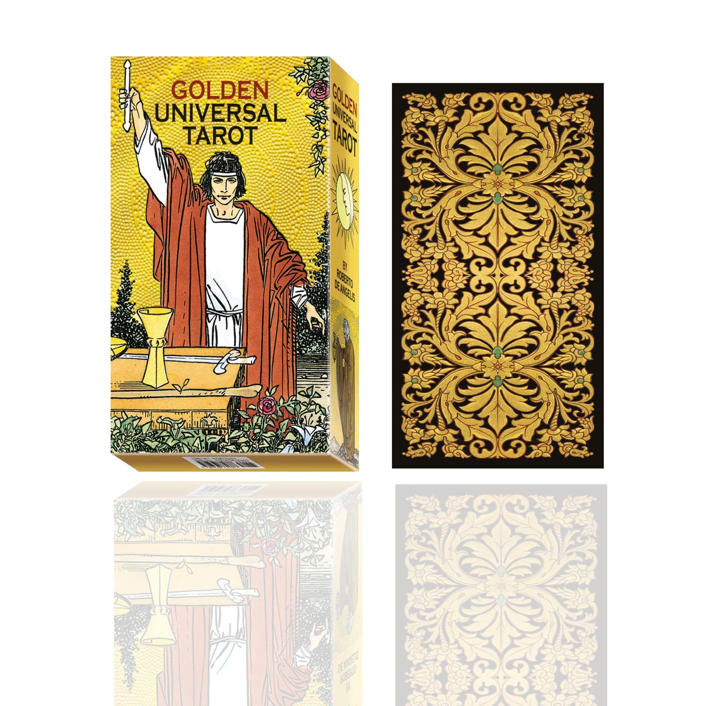 Golden Universal Tarot Deck: 78 tarot cards with guidebook