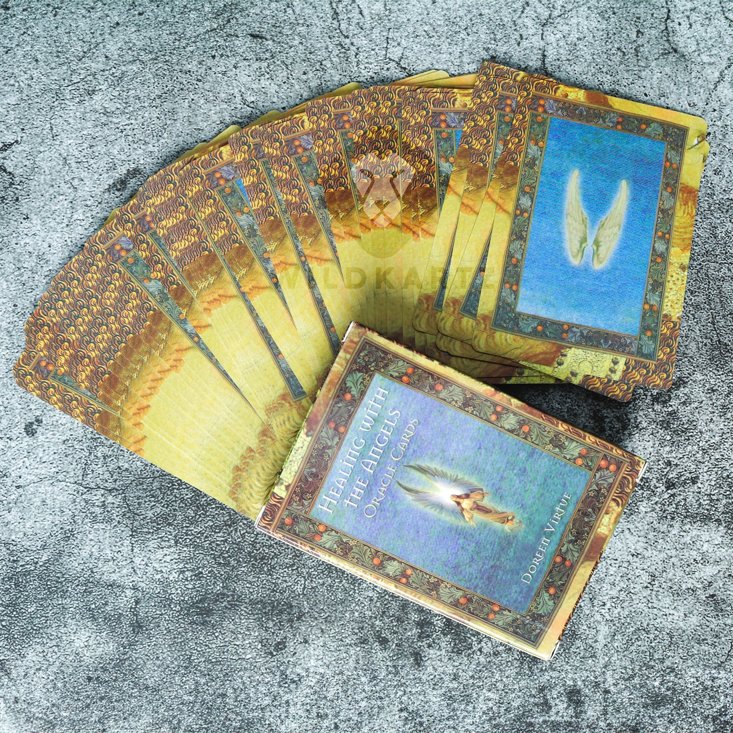 Healing With The Angels Oracle (small reprint version): 44 Oracle Cards & pdf guide -Doreen Virtue