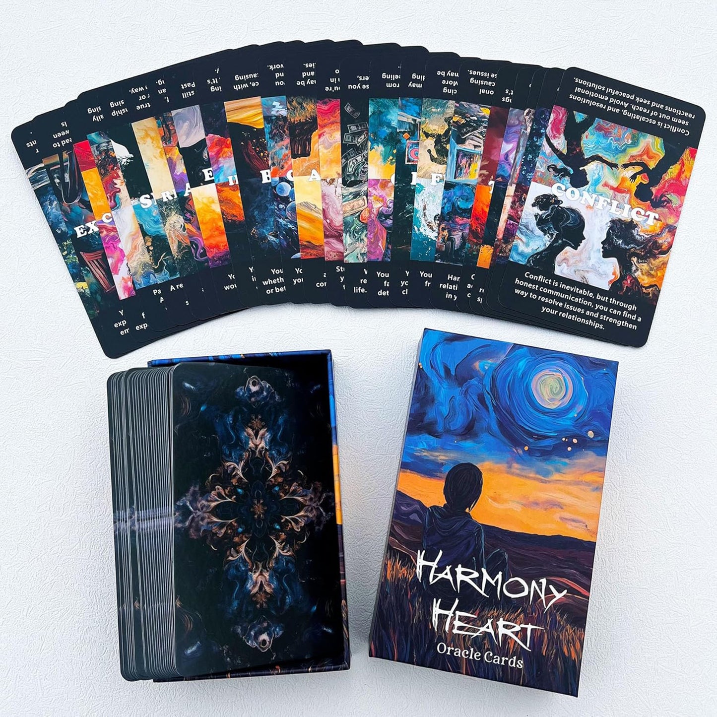 Harmony Heart Oracle: 56 Oracle Cards with Keyword meanings and reversals