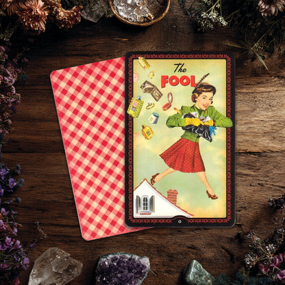 The Housewives Tarot- Retro Domestic Divination Kit | Cards & Guidebook