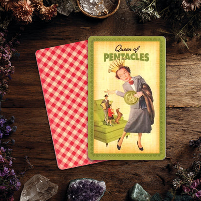 The Housewives Tarot- Retro Domestic Divination Kit | Cards & Guidebook