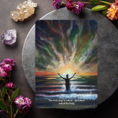 The Healing Spirits Oracle: 48 Oracle Cards & Guidebook