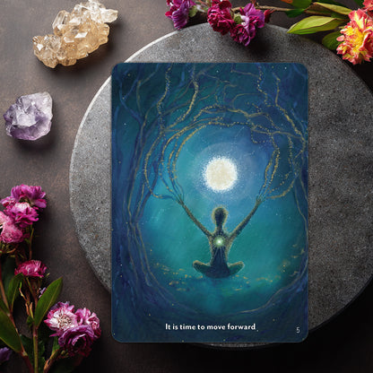 The Healing Spirits Oracle: 48 Oracle Cards & Guidebook