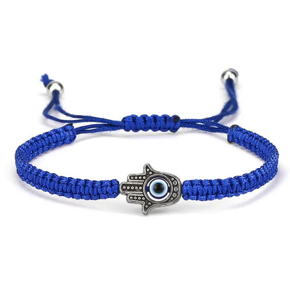 Braided Adjustable Bracelet Hamsa Evil Eye bracelet, protect yourself from negative energies, 3 colors very stylish