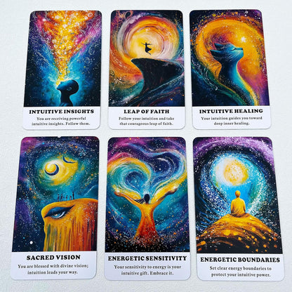 Intuitive Oracle Cards: A 56 Oracle Card Deck with keywords