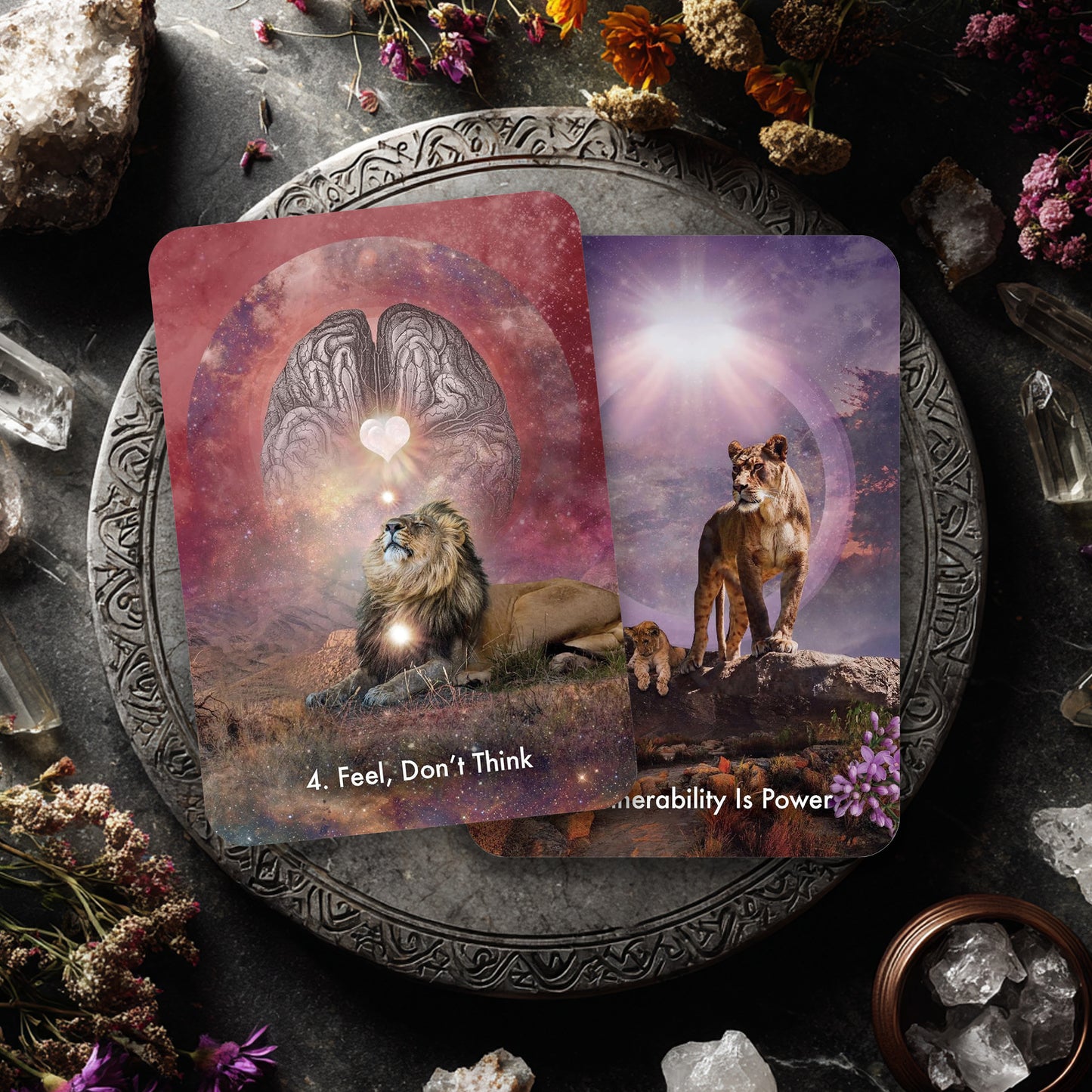 Intuitive Whispers Oracle: 44 Oracle Card Deck and Guidebook