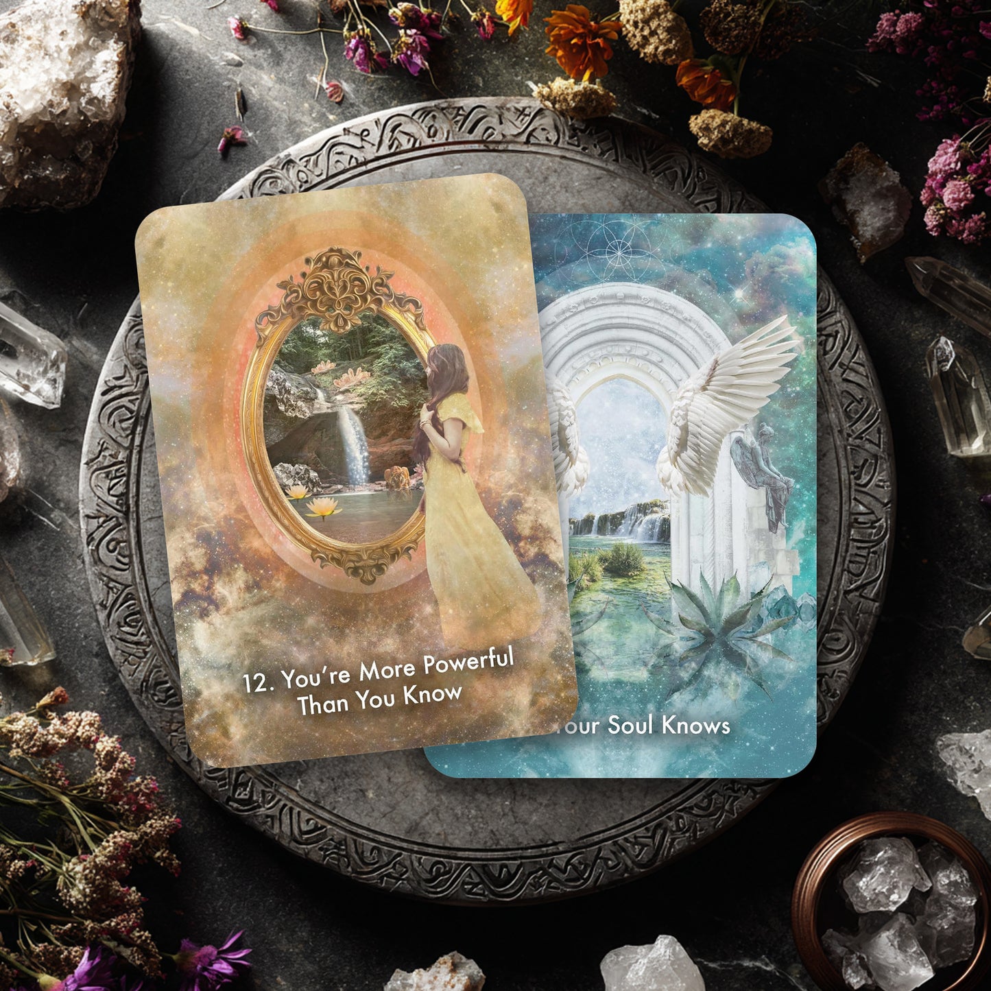 Intuitive Whispers Oracle: 44 Oracle Card Deck and Guidebook