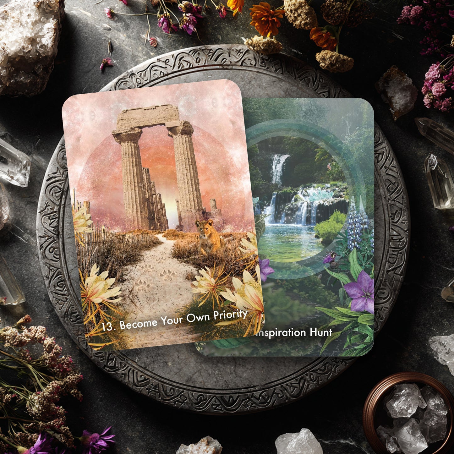 Intuitive Whispers Oracle: 44 Oracle Card Deck and Guidebook