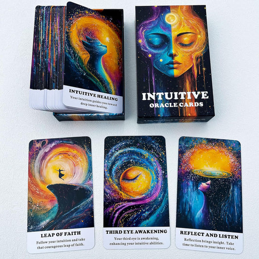 Intuitive Oracle Cards: A 56 Oracle Card Deck with keywords