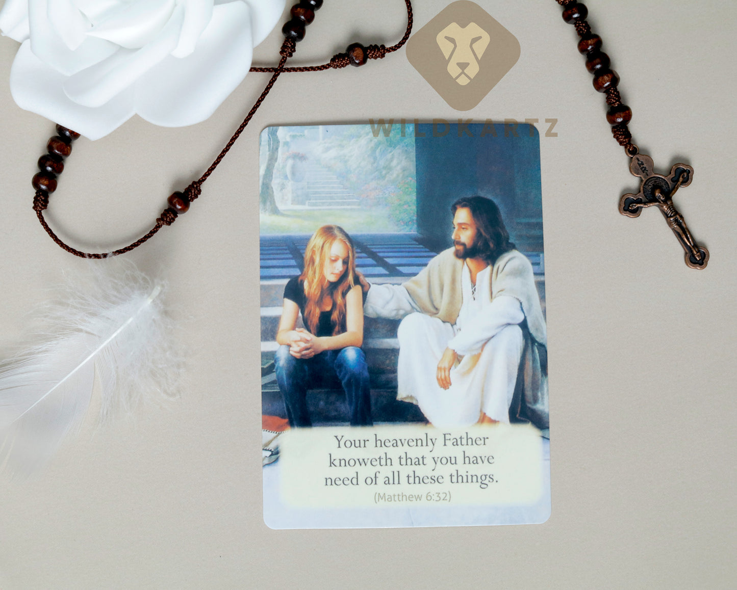 Loving Words from Jesus: 44 Oracle cards with comforting quotes by Doreen Virtue  small reprint version)