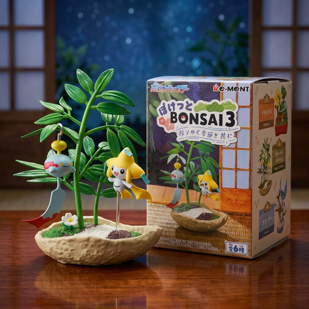 Re-ment Pokemon Pocket Bonsai 3 - With The Changing Seasons Collectible Figures