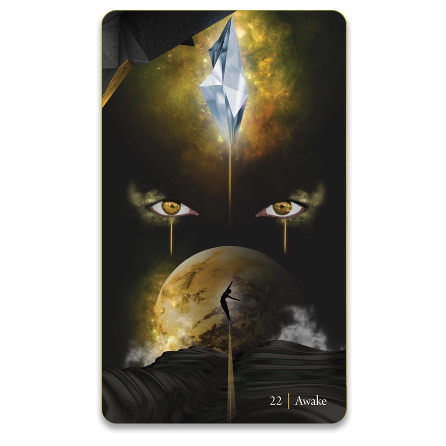 Lucid Dreaming, Lucid Living Oracle: 44 Gilded Oracle Card Deck & Guidebook