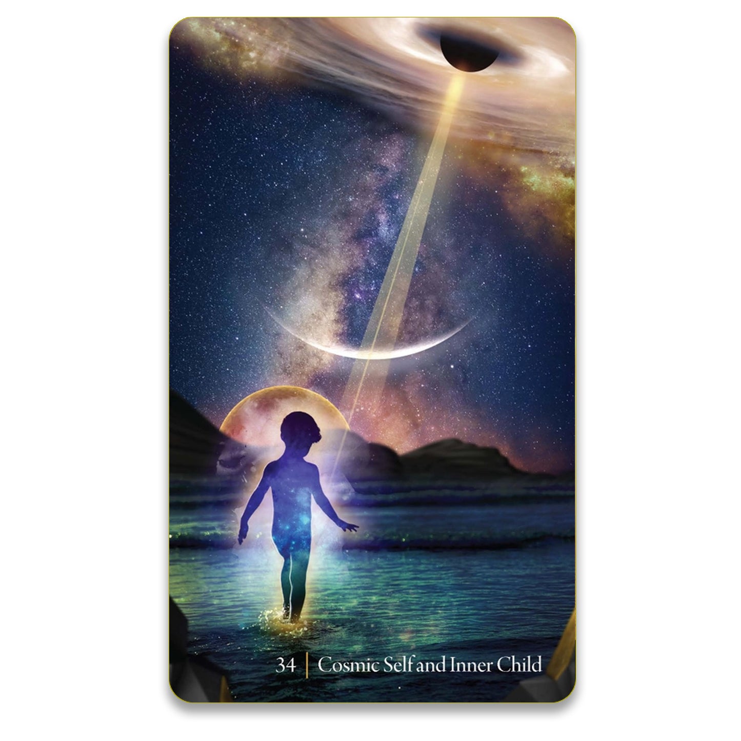 Lucid Dreaming, Lucid Living Oracle: 44 Gilded Oracle Card Deck & Guidebook