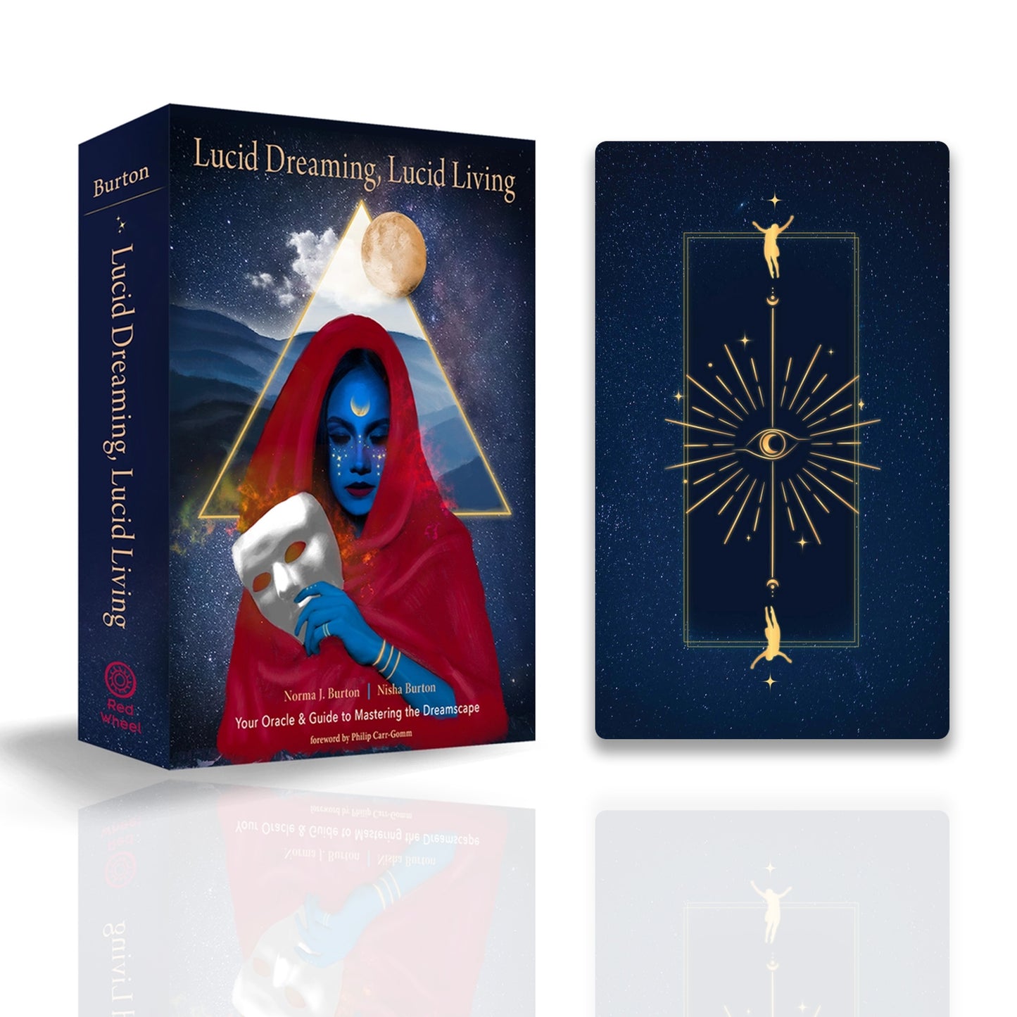 Lucid Dreaming, Lucid Living Oracle: 44 Gilded Oracle Card Deck & Guidebook