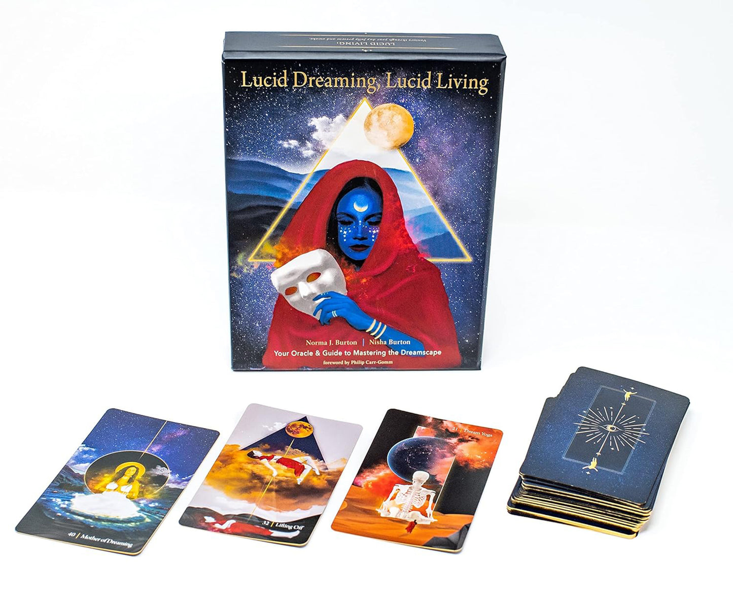 Lucid Dreaming, Lucid Living Oracle: 44 Gilded Oracle Card Deck & Guidebook