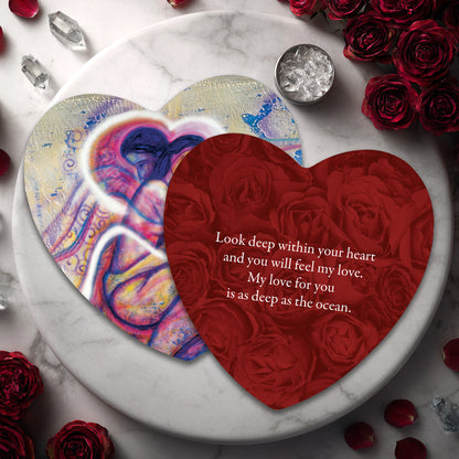 Lover's Oracle: 45 Heart Shaped Oracle Card Deck for love readings
