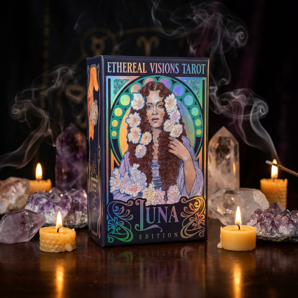 Ethereal Visions Tarot Luna Edition- 80 Cards and Guidebook
