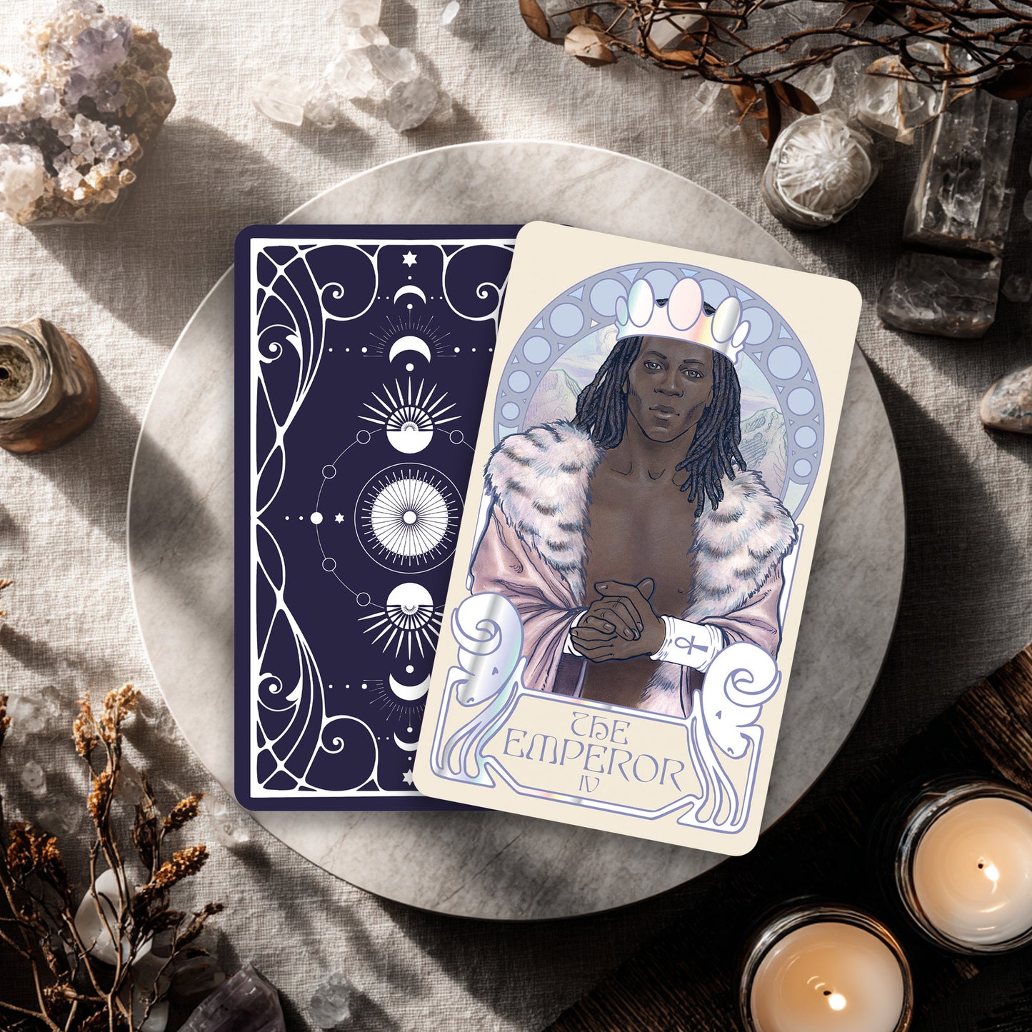 Ethereal Visions Tarot Luna Edition- 80 Cards and Guidebook
