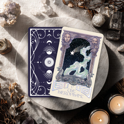 Ethereal Visions Tarot Luna Edition- 80 Cards and Guidebook