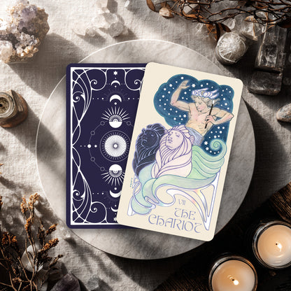 Ethereal Visions Tarot Luna Edition- 80 Cards and Guidebook